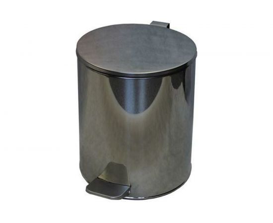 Урна с педалью Титан Мета 15л, хром 4607078088228 