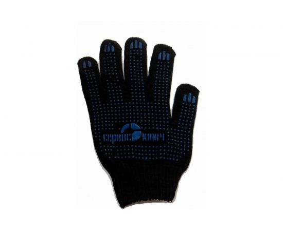 Перчатки СЕРВИС КЛЮЧ, черные, 10 пар, 70005 