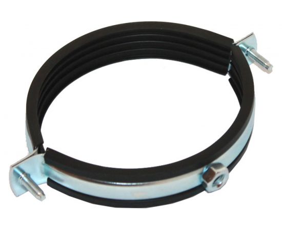 Сантехнический хомут для труб с гайкой СВК 4 М8 105-115 SVK-Fe100М8 