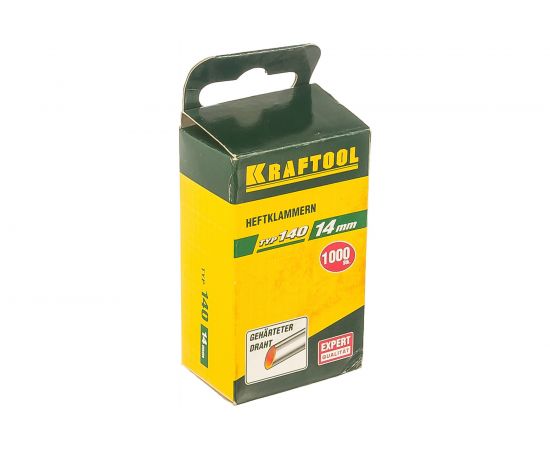 Скоба закаленная (1000 шт; 14 мм; зеленые) Kraftool 31680-14 – изображение 2