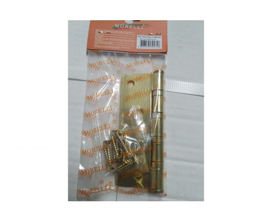 Петля MORELLI MS 100X70X2.5-4BB SG стальная 1шт. мат.золото 9008571 – изображение 2