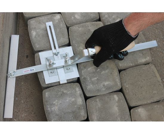 Разметчик тротуарной плитки LUCKY Guy Быстрый шаблон, оцинкованный 700 19 701 0LG – изображение 3
