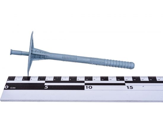 Дюбель для теплоизоляции с пластиковым гвоздем Метизный двор 10x140, 50 шт. 4690441031150 – изображение 3