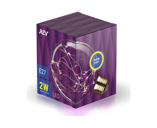 Светодиодная лампа REV VINTAGE Copper Wire шар G95, E27, 2700K, DECO Premium, 32444 7 – изображение 3