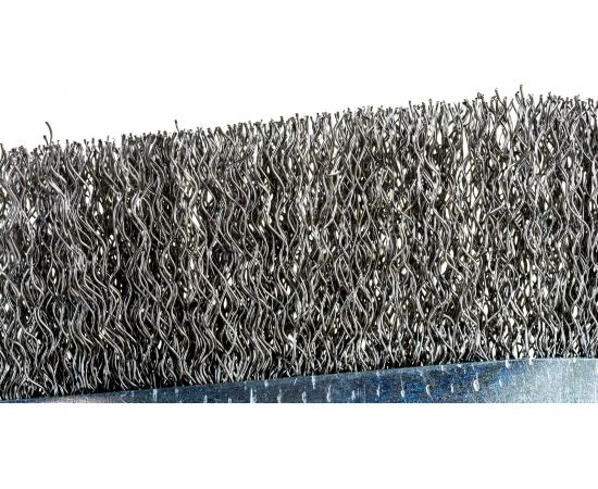 Щётка с пластиковой рукояткой, стальная щетина Дело техники 270211 – изображение 3