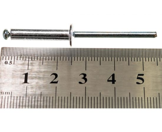 Заклепка вытяжная алюминий/сталь (250 шт; 4.8x21 мм) Метизный двор 4607173907233 – изображение 3