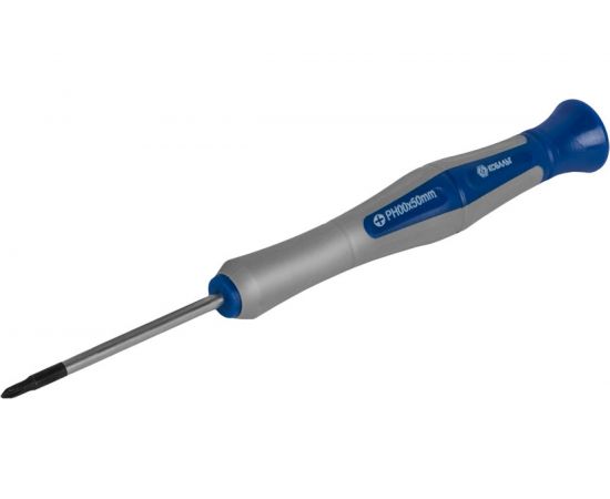 Отвертка для точных работ PH 00 х 50 мм CR-V, подвес КОБАЛЬТ Ultra Grip 245-251 – изображение 3
