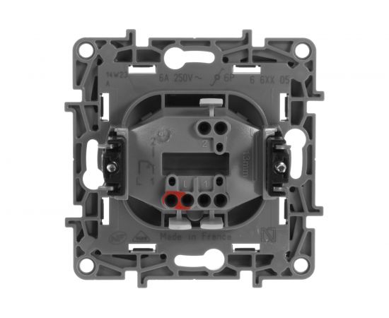 Выключатель без фиксации Legrand кнопка с Н.О./Н.З. Etika 6 A 250 В 672614 – изображение 3