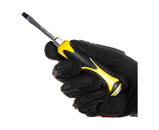 Шлицевая отвертка SL6.5х 75мм H6мм магнитная ударная силовая с держателем ЭВРИКА ER-4SA-04H – изображение 3