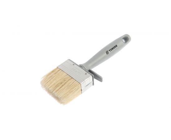 Кисть-макловица TUNDRA натуральная щетина, пластиковая ручка, 50 х 140 мм 881583 – изображение 4
