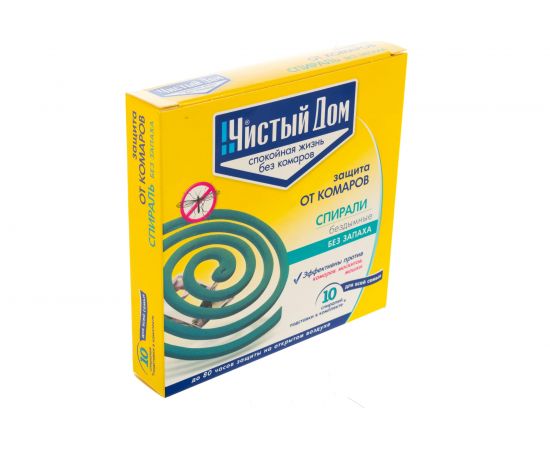 Ароматизированные спирали от комаров Чистый дом 10 шт 02-076 – изображение 4