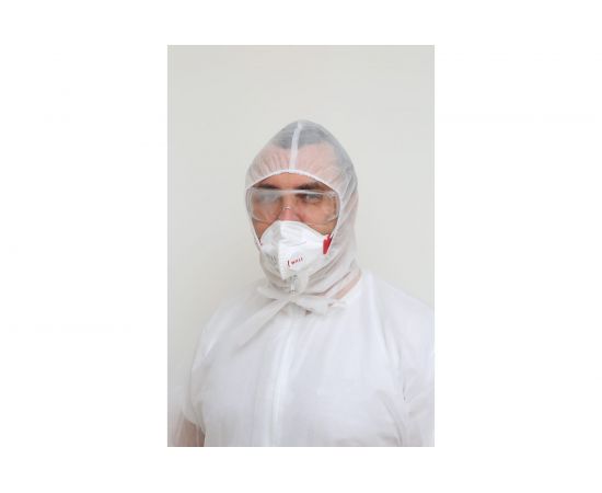 Защитный одноразовый нестерильный комбинезон РЕАЛ, плотность 40-42 г/кв.м, размер XXL, 1603003000276 – изображение 5