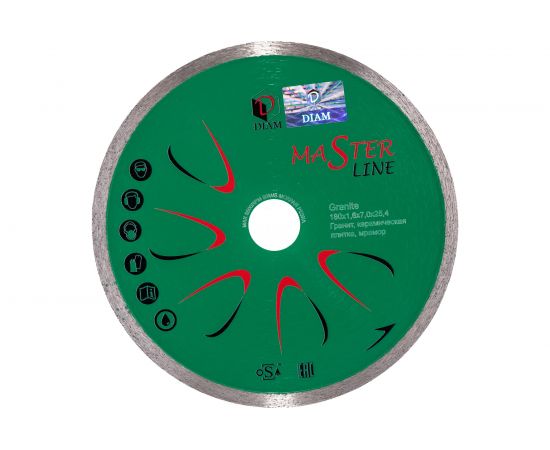 Диск алмазный Granite по граниту (180х25.4 мм) DIAM 000241 – изображение 5