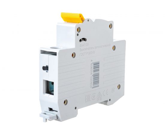 Автоматический выключатель IEK ВА47-29 1Р, 6А, 4,5кА, характеристика D MVA20-1-006-D – изображение 5