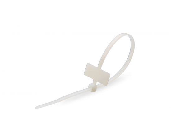 Нейлоновые маркировочные стяжки FORTISFLEX КСМ 3х200 белый 100 штук 53314 