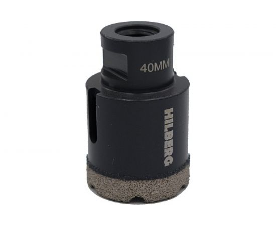 Коронка алмазная по керамике и керамограниту Super Hard (40 мм; M14) Hilberg HH640 