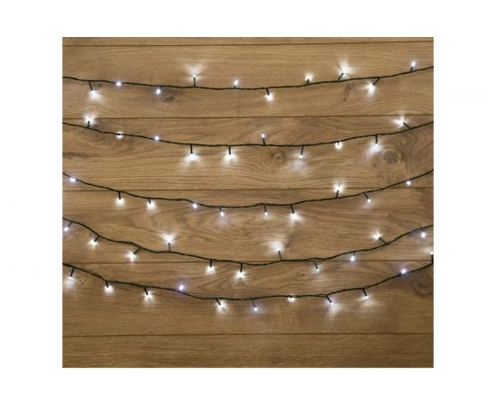 Светодиодная гирлянда NEON-NIGHT Твинкл-Лайт 8 режимов, 20м, 160 LED, тёмно-зелёный провод, белый 303-115 