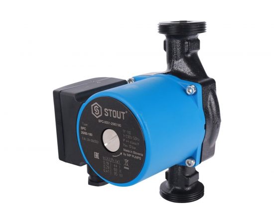 Циркуляционный насос STOUT 25/60-180 SPC-0001-2560180 RG008V60G6CIK4 