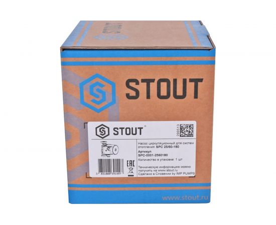 Циркуляционный насос STOUT 25/60-180 SPC-0001-2560180 RG008V60G6CIK4 – изображение 13