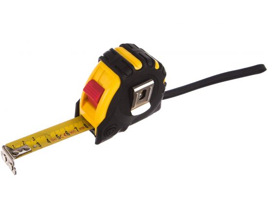 Рулетка TOPEX стальная лента 5 м x 25 мм магнит 2 кнопки паузы 27C345 – изображение 2