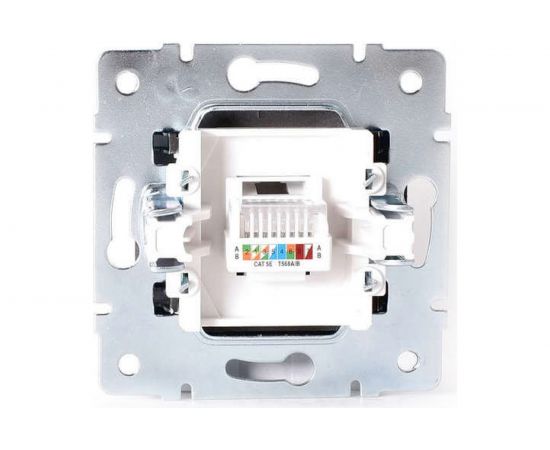 Компьютерная розетка Lezard KARINA чёрный бархат 707-4288-139 – изображение 2