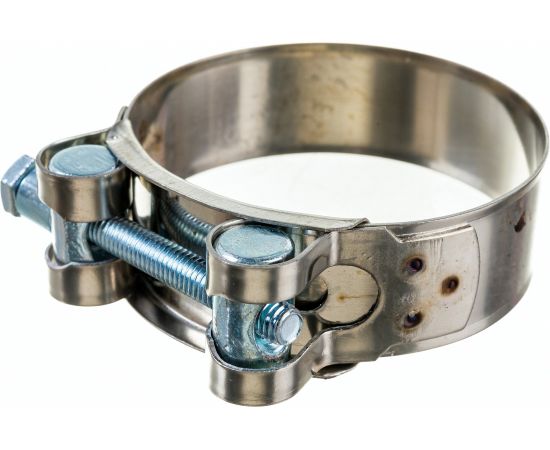 Силовой хомут Nord-Yada Д: 60-63 мм, Ш: 22 мм, Т: 0,6 мм, болт: М6х60, нерж. сталь 902887 – изображение 2