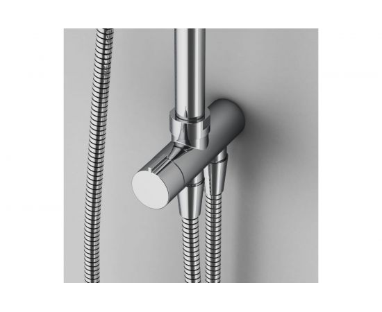 Душевая система AM.PM Gem набор: верхний душ d 220 мм, ручной душ, 1 ф-ция d 110 мм F0790000 – изображение 2