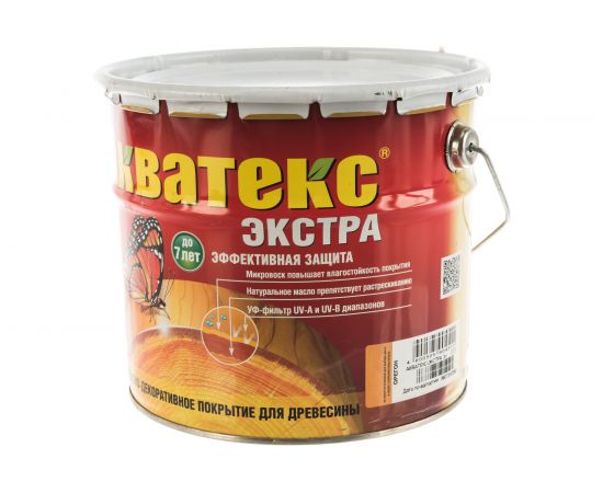 Защитно-декоративное по��рытие для древесины Акватекс Экстра Орегон 3 л 4 13865 – изображение 2