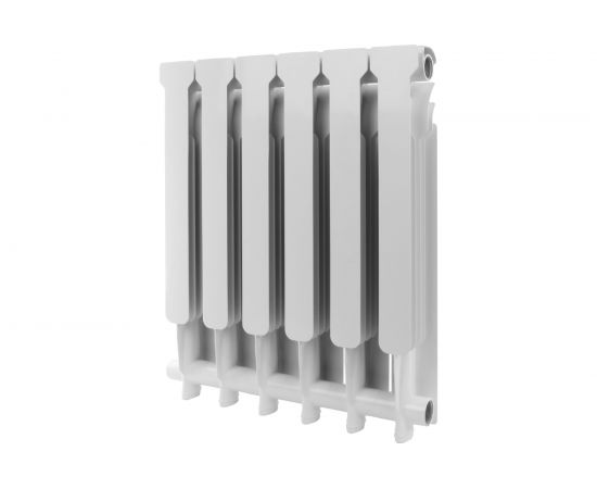 Алюминиевый радиатор ROMMER Profi 500 AL500-80-80-100 6 секций RAL9016 82483 – изображение 2