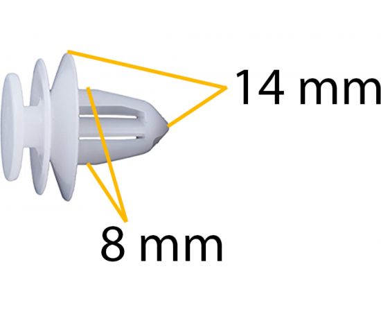 Автокрепеж для Infiniti/Nissan 10 шт 155309791 КрепАвто 1690 – изображение 2