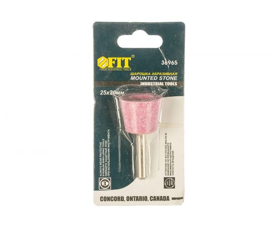 Шарошка абразивная по металлу (25х20 мм) FIT IT 36965 – изображение 2