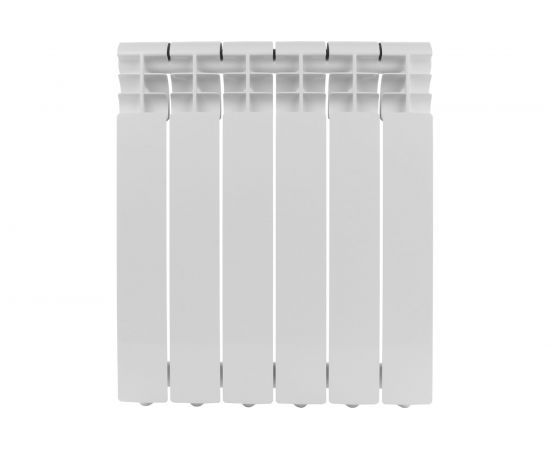 Алюминиевый радиатор ROMMER Profi 500 AL500-80-80-100 6 секций RAL9016 82483 – изображение 3