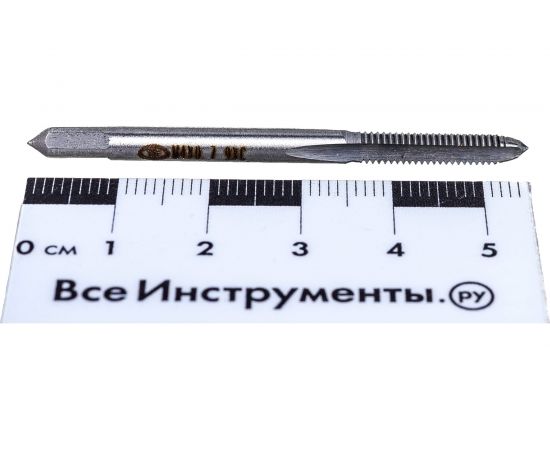Метчик м/р М 4х0.7, 9ХС, компл 2шт., ТехноСталь t171404 – изображение 3