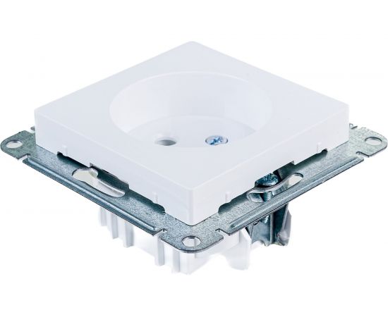 Механизм розетки Schneider Electric 1-м СП ATLAS DESIGN без заземления, защитные шторки, 16А, белый 1240151 – изображение 3