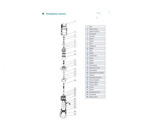 Вибрационный насос AquamotoR ARVP 250-10B AR151002 – изображение 4
