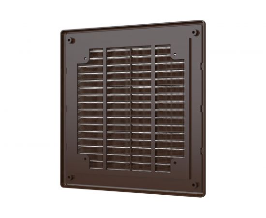 Решетка с рамкой (208х208 мм, коричневая) ERA 2121Р 86-665 – изображение 4