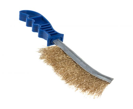 Металлическая щетка DolleX с пластмассовой ручкой, в блистере BRM-240 – изображение 4