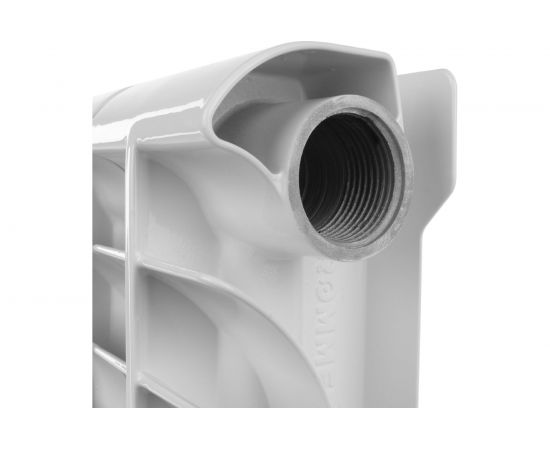 Алюминиевый радиатор ROMMER Profi 500 AL500-80-80-100 6 секций RAL9016 82483 – изображение 5