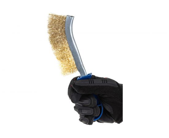 Металлическая щетка DolleX с пластмассовой ручкой, в блистере BRM-240 – изображение 6