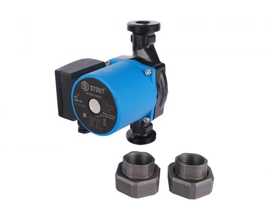 Циркуляционный насос STOUT 25/60-180 SPC-0001-2560180 RG008V60G6CIK4 – изображение 9