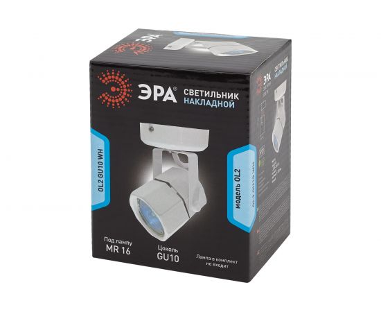 Светильник ЭРА, OL2, GU10, WH, накладной, белый, Б0044259 – изображение 9