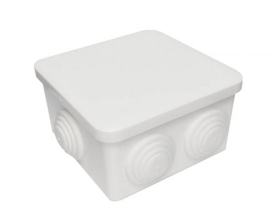 Распаячная влагозащищенная коробка MTG с 6 вводами настенная 100x100x50 IP54 31392 