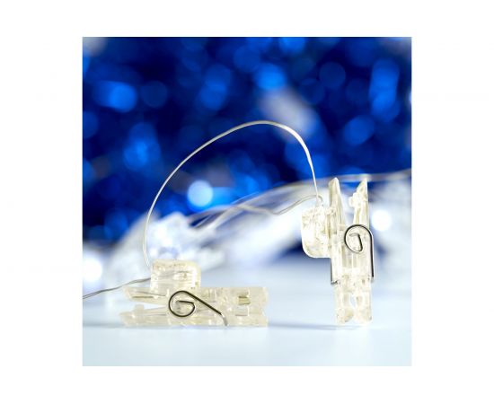 Линейная гирлянда FERON CL573 Прищепки 1.8 м, USB, 2700K 41650 