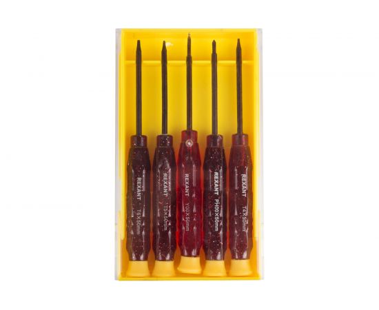 Набор отверток для точечных работ REXANT 5 предметов 12-4750 