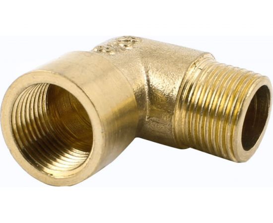 Уголок резьба наружная и внутренняя 1/4 латунь Pegas pneumatic 4311 