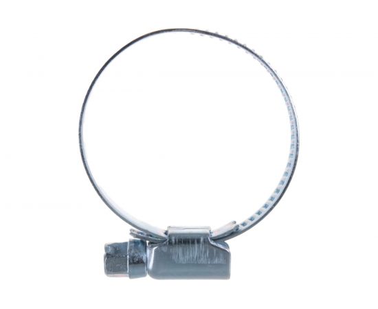 Обжимной хомут Госкреп 9 мм, оцинкованный, 25-40 мм, 2 шт. 11-0012440 