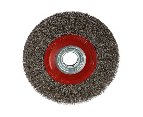 Щетка дисковая с гофрированной нержавеющей проволокой Эксперт 551 (200х32 мм; 12.7/16/19/22/25 мм) Профоснастка 20805009 