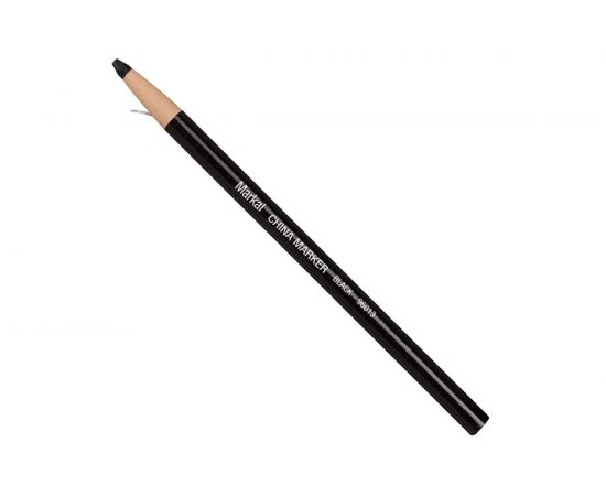 Промышленный восковой самозатачивающийся карандаш Markal China Marker, чёрный 96013 