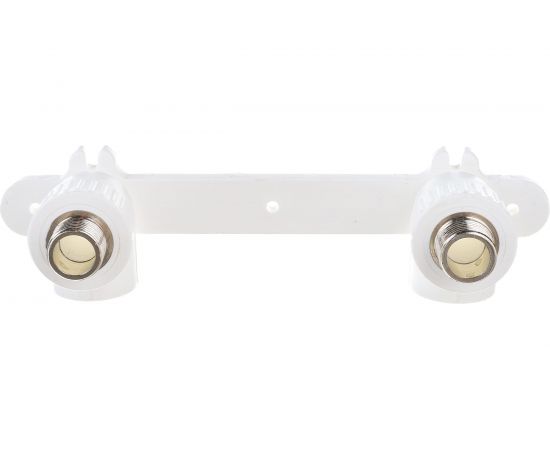 Двойной комбинированный отвод PP-R SLT AQUA с креплением, НР 25х1/2 SLTFY9251 