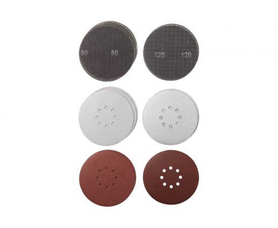 Набор шлифовальных и полировальных дисков 225 мм, 15 предметов KWB 491066 